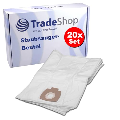 20x Trade-Shop Vlies Staubsauger-Beutel/Saugbeutel/Filtersäcke kompatibel mit Metabo ASA 25 L PC, ASA 30 L PC Inox ersetzt 630296000 / Volumen 30L 20x Trade-Shop Vlies Staubsauger-Beutel/Saugbeutel/Filtersäcke kompatibel mit Metabo ASA 25 L PC, ASA 30 L PC Inox ersetzt 630296000 / Volumen 30L von Trade-Shop