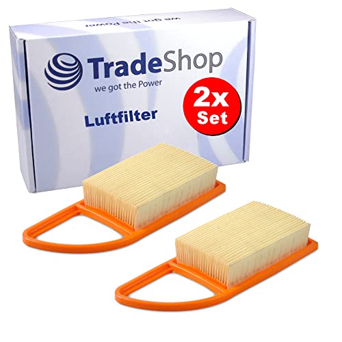 2X Trade-Shop Luftfilter Ersatz für Stihl BR500 BR550 BR600 Magnum ersetzt 4282-141-0300 4282-141-0300B / Laubbläser Rucksackgebläse Gartengerät von Trade-Shop