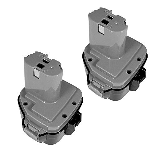 2x Hochleistungs Ni-MH Akku 12V / 3300mAh für Makita 6316DWDE 6316DWFE 6317D 6317DWAE 6317DWDE 6317DWDRE 6317DWFE 6319D 6319DWFE 6327D 6327DWE 6835D 6835DA 6835DWA 6835DWD 6835DWAE von Trade-Shop