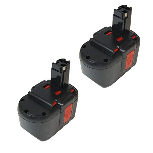 2x Hochleistungs Werkzeug Ni-MH Akku 24V 3000mAh für BOSCH GSR24 VE2 PSB24 VE2 GSR 24 VE2 PSB 24 VE2 GBH 24V Professional GBH 24VF GSH 24V GBH24V GBH24VF GSH24V GBH 24 V GBH-24V GBH 24 VF GSH 24 V von Trade-Shop