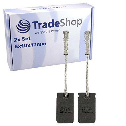 2x Kohlebürsten Motorkohlen 5x10x17mm für Bosch GGS 28 LC GGS 28 LCE GGS 28 LP GEB 1000 CE OSB 1020 CE GPO 12 CE GPO 14 CE GKS 55 GKS 160 DG 250 C 2x Kohlebürsten Motorkohlen 5x10x17mm für Bosch GGS 28 LC GGS 28 LCE GGS 28 LP GEB 1000 CE OSB 1020 CE GPO 12 CE GPO 14 CE GKS 55 GKS 160 DG 250 C von Trade-Shop
