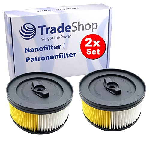 2x Nano Patronenfilter Rund-Filter kompatibel mit Kärcher WD 4.200-WD 5.999 WD 4 WD 5 WD 4.200 WD 4.250 WD 4.290 WD 4.500 WD 5.200M WD 5.300 WD 5.300M WD 5.400 WD 5.450 2x Nano Patronenfilter Rund-Filter kompatibel mit Kärcher WD 4.200-WD 5.999 WD 4 WD 5 WD 4.200 WD 4.250 WD 4.290 WD 4.500 WD 5.200M WD 5.300 WD 5.300M WD 5.400 WD 5.450 von Trade-Shop