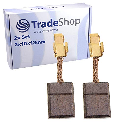 2x Schleifkohle Carbon-Bürste 3x10x13mm für Makita BDF-458 BFS-440 BFS-451 DDF-441 DDF-446 DDF-448 DDF-451 DDF-454 DDF-456 DDF-458 BDF-444RFE CB-440 2x Schleifkohle Carbon-Bürste 3x10x13mm für Makita BDF-458 BFS-440 BFS-451 DDF-441 DDF-446 DDF-448 DDF-451 DDF-454 DDF-456 DDF-458 BDF-444RFE CB-440 von Trade-Shop