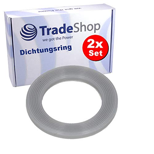 2x Trade-Shop Ersatzteil Messerdichtung/Messerlagerdichtung/Dichtung kompatibel mit Vorwerk Thermomix TM5 TM31 TM21 TM3300 ersetzt 38414BH1 Küchenmaschine 2x Trade-Shop Ersatzteil Messerdichtung/Messerlagerdichtung/Dichtung kompatibel mit Vorwerk Thermomix TM5 TM31 TM21 TM3300 ersetzt 38414BH1 Küchenmaschine von Trade-Shop