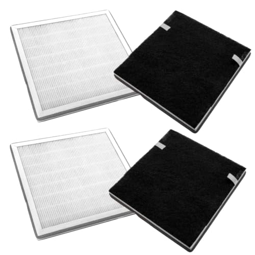 2x Trade-Shop Filter-Set (Vorfilter + HEPA-Filter + Aktivkohlefilter) für Beurer LR200 LR-200, LR210 LR-210 ersetzt 660.04 / Luftreiniger Luftwäscher von Trade-Shop