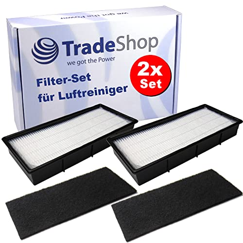 2x Trade-Shop Filter-Set (Vorfilter + Kombi-Filter HEPA Aktivkohle) kompatibel mit Honeywell HAP-16200E W-9071E Luftreiniger ersetzt RPAP-9071/16200 von Trade-Shop