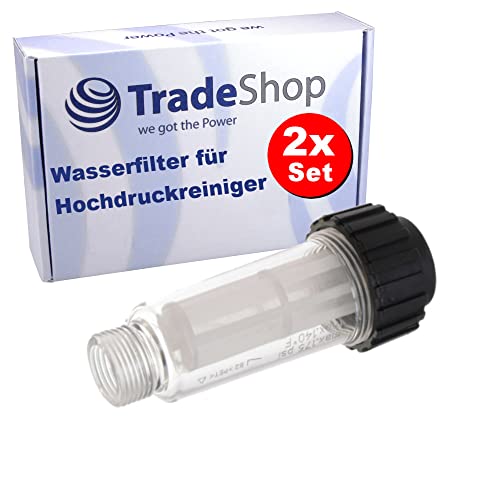 2x Trade-Shop Hochdruckreiniger-Wasserfilter kompatibel mit Nilfisk C 110.7-5 X-tra C 120.7-6 PC C 135.1-8 PCAD C-PG 135.1-8 PCDI X-tra ersetzt 128500674 2x Trade-Shop Hochdruckreiniger-Wasserfilter kompatibel mit Nilfisk C 110.7-5 X-tra C 120.7-6 PC C 135.1-8 PCAD C-PG 135.1-8 PCDI X-tra ersetzt 128500674 von Trade-Shop
