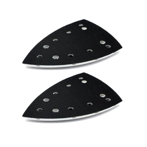 2x Trade-Shop Schleifschuh/Schleifplatte 100 x 150mm kompatibel mit Festool DS 400, DTS 400, DTSC 400 ersetzt 493723 (SSH-STF-Delta100x150/7) von Trade-Shop