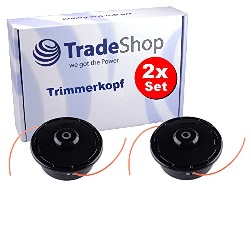 2x Trade-Shop Trimmerkopf Fadenkopf Mähkopf Spule Ersatz für Honda 06725-VJ5-305 72560-VL1-631 72560-VL2-632 / Freischneider Rasentrimmer Motorsense von Trade-Shop