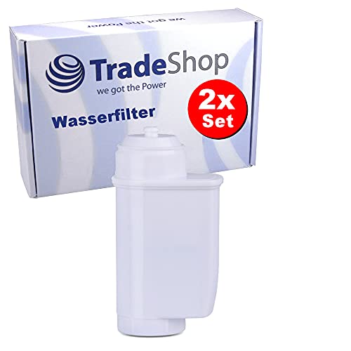 2x Trade-Shop Wasserfilter/Filterpatrone/Filterkartusche für Bosch VeroCafe TES50651DE TES50658DE TES703F1DE TES70621RW TES501 Series von Trade-Shop