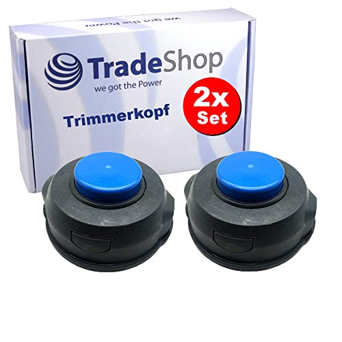 2x Trimmerkopf/Mähkopf mit M10 Linksgewinde für Husqvarna 525LST 525Rx 533RS 525LS 525LST 5255Rx Motorsense Freischneider Rasentrimmer Rasenmäher von Trade-Shop