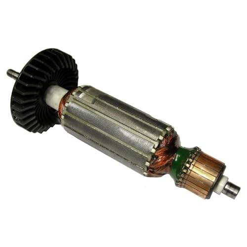 Anker/Rotor/Motor Ersatzteil/Läufer/Kollektor/Polpaket mit Lüfter ersetzt Makita Winkelschleifer 9558-NB+PB 9558-HNR 9558-HN 9558-PB von Trade-Shop