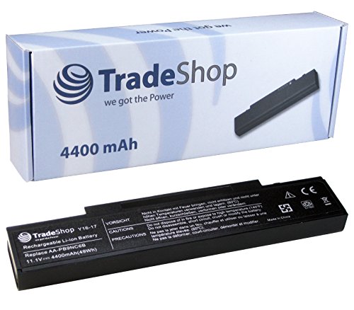 Hochleistungs AKKU 4400mAh schwarz für Samsung RC518 NP-RC518 NT-RC518 RC410,NP-RC410,NT-RC410 RC420 NP-RC420 NT-RC420 RC510 NP-RC510 NT-RC510 RC512 NP-RC512 RC520 NP-RC520 NT-RC520 RC530 NP-RC530 von Trade-Shop