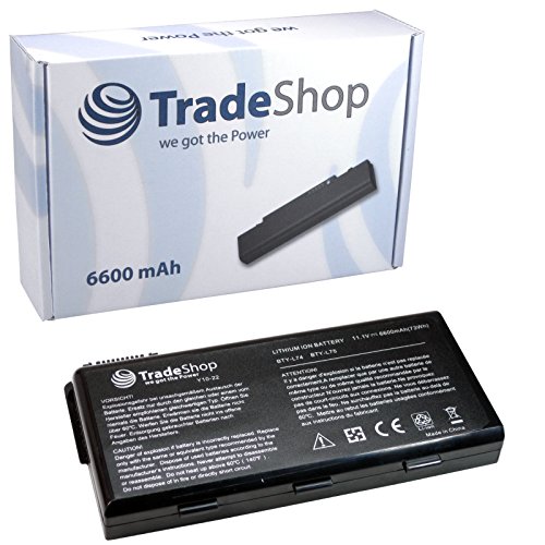 Hochleistungs Akku 10,8V/11,1V 6600mAh für MSI CR610-062NL CR610-075AR CR610-003HU CR610-005 CR610-006 CR610-006NE CR610-033 CX610-050BE CR610-051 CR610-058PL CR610-059PL CR610-007PL CR610-009PL CR610-070XEU Hochleistungs Akku 10,8V/11,1V 6600mAh für MSI CR610-062NL CR610-075AR CR610-003HU CR610-005 CR610-006 CR610-006NE CR610-033 CX610-050BE CR610-051 CR610-058PL CR610-059PL CR610-007PL CR610-009PL CR610-070XEU von Trade-Shop