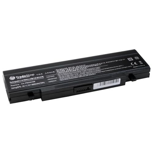 Hochleistungs Laptop Notebook AKKU 6600mAh für Samsung R-39 R-40 R-41 R-45 R-60 R-65 R-70 R-410 R-510 R-700 R-710 NP-P-50 NP-P-60 NP-R-40 NP-R-40 NP-R-45 NP-R-65 NP-R-70 NP-X-60 ersetzt AA-PB2NC6B von Trade-Shop