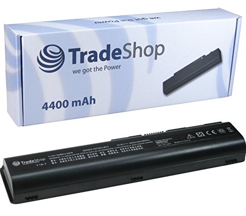 Hochleistungs Li-Ion AKKU 10,8V/11,1V 4400mAh für HP Pavilion dv4-1300 dv4-1400 dv4-1500 dv4-1600 dv4-2000 dv4-2100 dv5-2000 dv5-2200 dv6-1300 dv6-1400 dv6-2000 dv6-2100 G-61 G-71 DV-3500 DV-3500t HDX16-1300 Hochleistungs Li-Ion AKKU 10,8V/11,1V 4400mAh für HP Pavilion dv4-1300 dv4-1400 dv4-1500 dv4-1600 dv4-2000 dv4-2100 dv5-2000 dv5-2200 dv6-1300 dv6-1400 dv6-2000 dv6-2100 G-61 G-71 DV-3500 DV-3500t HDX16-1300 von Trade-Shop
