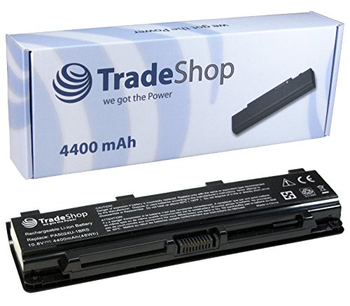 Hochleistungs Li-Ion Qualitäts Akku, 10,8V/11,1 / 4400mAh für Toshiba Satellite M800 M800D M801 M801 M801D M805 M805D M840 M840D M845 M845D P800 P800D P840 P840D P845 P845D P850 P850D P855 P855D P870 P870D P875 P875D von Trade-Shop we got the Power