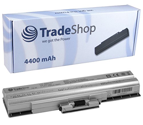 Hochleistungs Li-Ion Qualitäts Akku 10,8V/11,1V 4400mAh für Sony VAIO VGN-CS-51 VGN-CS-52 VGN-CS-60 VGN-CS-61 VGN-CS-62 VGN-CS-71 VGN-CS-72 VGN-CS-90 VGN-CS-91 VGN-FW-130 VGN-FW-139 VGN-FW-140 von Trade-Shop