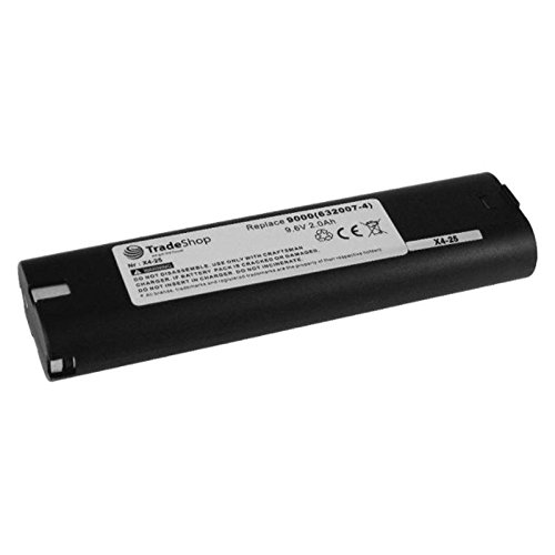 Hochleistungs Werkzeug Ni-MH Akku 9,6V 2000mAh für MAKITA 8402DW DA390DW DA391 DA391DW 6095D 6095DQ 6095DWBE 6095DWDE 6095DWE 6095DWL-2 6096D 6096DW 6096DWBE 6096DWLE 6891D 6900D 8400D 8400VD 8400VDW von Trade-Shop