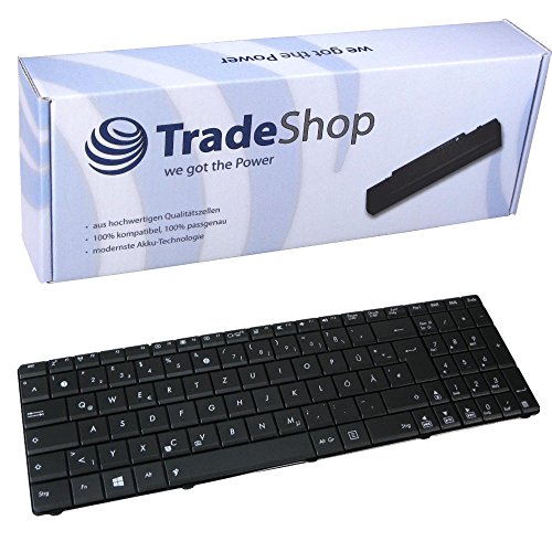 Laptop-Tastatur / Notebook Keyboard Ersatz Austausch Deutsch QWERTZ für Asus N53NB N53S N53SM N53SM-SX035V N53SV N53SM-SX035V N53SM-SX138V N53SN N53SM-SX148V N61J N61Ja N61Jq N61Jv (Deutsches Tastaturlayout) von Trade-Shop