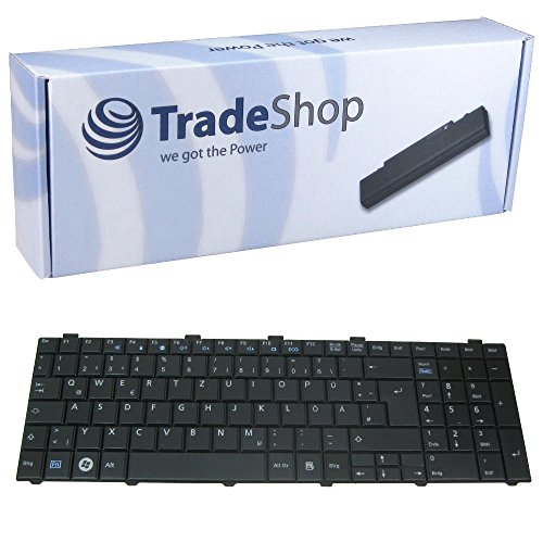 Laptop-Tastatur Keyboard Ersatz Austausch Deutsch QWERTZ ersetzt Fujitsu-Siemens Lifebook CP487051-02 CP478133-02 CP490711-02 für A530 A531 AH512 AH530 AH531 NH751 (Deutsches Tastaturlayout) von Trade-Shop