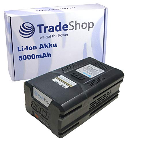 Li-Ion Akku 80V 5000mAh kompatibel mit Stiga SAB 80 AE, SBC 80 D AE, SC 80 AE, SHT 80 AE, ST 8051 AE, SBT 2580AE, SBT 4080 AE, SBT 5080 AE von Trade-Shop