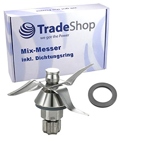 Messer Mixmesser für Thermomix Vorwerk TM31 TM 31 Küchenmaschine mit Dichtung/Ersatz Zubehör von Trade-Shop