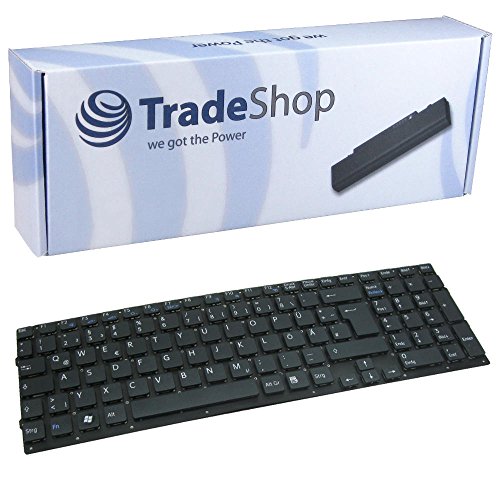 Original Laptop-Tastatur/Notebook Keyboard Ersatz Austausch Deutsch QWERTZ für Sony Vaio VPC-EB3E1E/WI VPC-EB3E4E VPC-EB3JE/BQ VPC-EB3L1E/T VPC-EB3L9E VPC-EB3M1E (Deutsches Tastaturlayout) von Trade-Shop