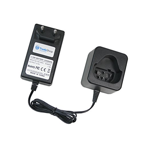 Trade-Shop 10,8V 12V Li-Ion Akku Ladegerät Ladestation ersetzt AEG LL1230 für AEG 3520 3526 4932 584932 954932 L1215P L1215R R86048 L1215 L1220 von Trade-Shop