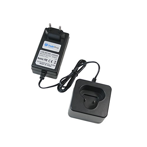 Trade-Shop 10,8V Li-Ion Akku Ladegerät Ladestation für Makita Baustellenradio BMR102 BMR103 BMR103B BMR104 BMR105 DMR102 DMR103B DMR105 DMR106 Trade-Shop 10,8V Li-Ion Akku Ladegerät Ladestation für Makita Baustellenradio BMR102 BMR103 BMR103B BMR104 BMR105 DMR102 DMR103B DMR105 DMR106 von Trade-Shop