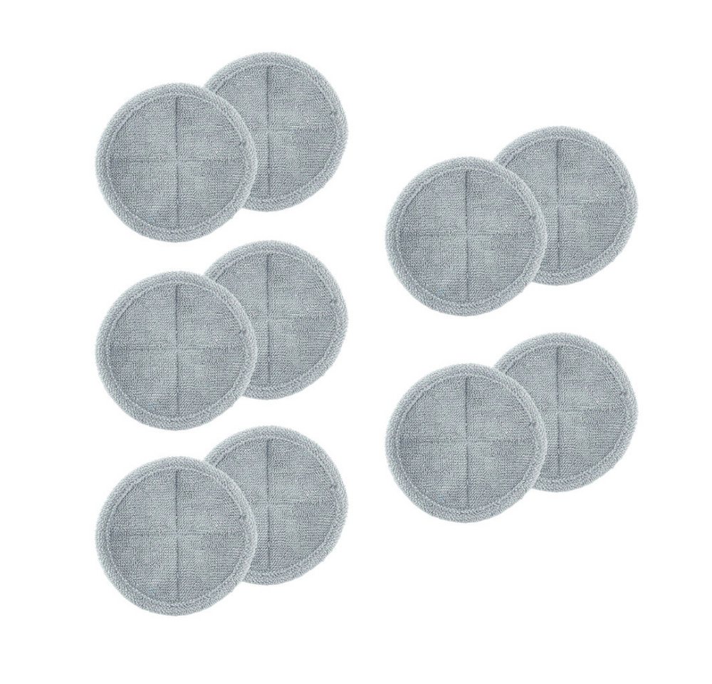 Trade-Shop 10x Mopptuch passend für Dyson V6 V7 V8 V10 V11 DC58 DC59 DC62 Moppaufsatz (Mikrofaser, 10-tlg., nimmt effektiv Wasser und Schmutz auf, waschbar bei 60) von Trade-Shop