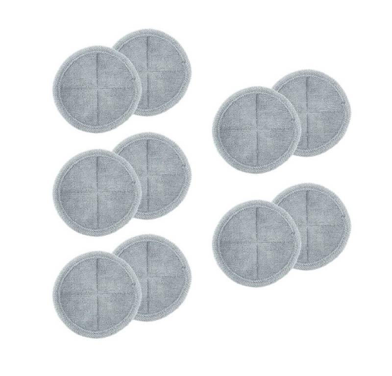 Trade-Shop 10x Mopptuch passend für Dyson V6 V7 V8 V10 V11 DC58 DC59 DC62 Moppaufsatz (Mikrofaser, 10-tlg., nimmt effektiv Wasser und Schmutz auf, waschbar bei 60) von Trade-Shop