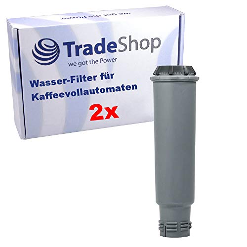 Trade-Shop 2X Wasser-Filter ersetzt Melitta Pro-Aqua Filterpatrone 192830 für Kaffeevollautomaten (z.B. Melitta Caffeo Barista Bistro Gourmet) / Filterpatrone von Trade-Shop