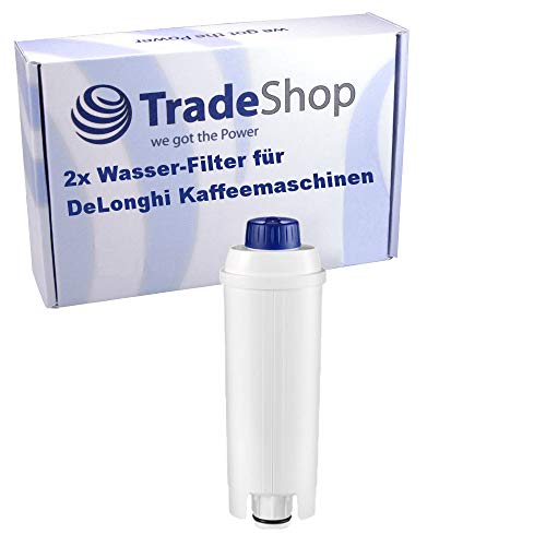 Trade-Shop 2X Wasser-Filter für DeLonghi EC680.M EC680.BK EC680.R EC685 EC685.M BCO400 BCO410 BCO420 EC820.B EC820.M EC860.M/Hochwertige Filterpatrone Trade-Shop 2X Wasser-Filter für DeLonghi EC680.M EC680.BK EC680.R EC685 EC685.M BCO400 BCO410 BCO420 EC820.B EC820.M EC860.M/Hochwertige Filterpatrone von Trade-Shop