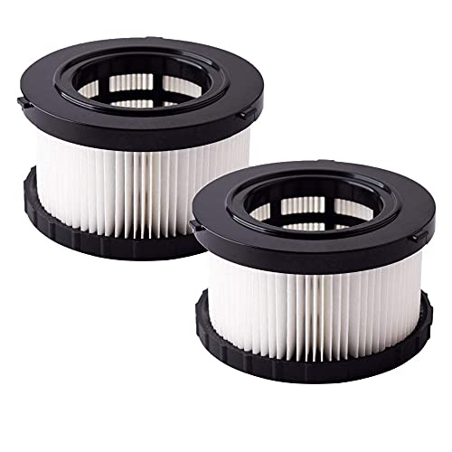 Trade-Shop 2x Ersatz für Lamellenfilter HEPA-Filter DeWalt DC515 DCV517N DCV517N-XJ 18V DC5151H / Staubsauger Akku-Handsauger Akkusauger von Trade-Shop