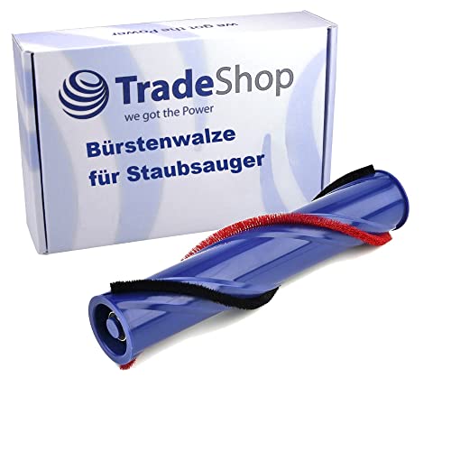 Trade-Shop 4-Speichen Bürstenrolle/Bürstenwalze kompatibel mit Dyson V6, V7 (nur alte Modelle) DC59 Akku-Staubsauger ersetzt 967157-01 966085-01 von Trade-Shop