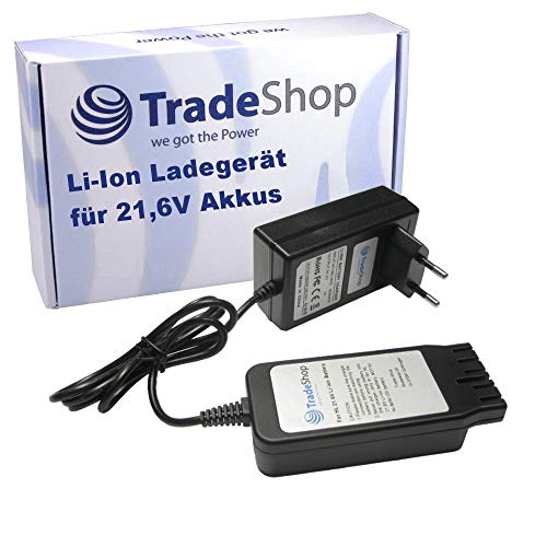 Trade-Shop Akku Ladegerät Ersatz für Hilti Geräte (wie SR 4-A22, SR 6-A22, ST 1800-A22, SCM 22-A, SCW 22-A, SF 6-A22, SBT 4-A22, SID 8-A22, SCO 6-A22) / 25,2V 1A von Trade-Shop