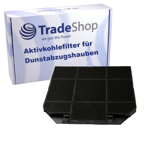 Trade-Shop Aktivkohlefilter kompatibel mit AEG DK6390-M DK6393-M X79263MV0 X79263MV1 X79264MV10 DD9691-M DI9611-M DI9993-M DI9966-M DL8560-M von Trade-Shop