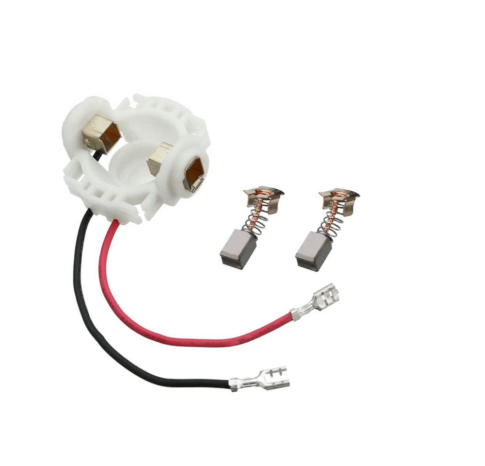 Trade-Shop Ersatzbürste 2x mit Kohlebürsten-Halter passend für Makita 4331DWD 4333DWD, Bohrschrauber, Bohrhammer, Metallsäge, Winkelschleifer, Stichsäge, inkl. 2 Motorkohlen zum sofortigen Einsatz von Trade-Shop