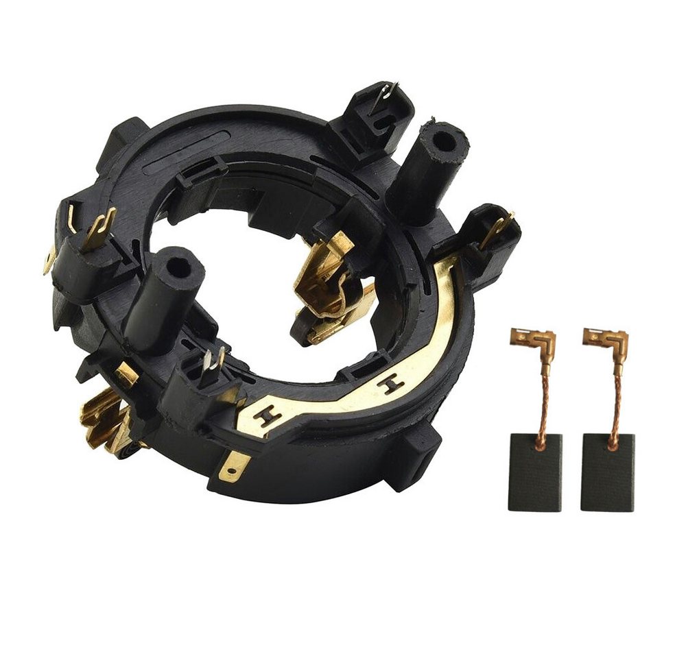 Trade-Shop Ersatzbürste 2x mit Motorkohlenhalter passend für Makita HR2230 HR2440 HR2460, 5mm x 11mm x 16mm Motorkohlen Kohlebürsten, Maße des Halters: ca. 65 x 60 x 45mm - Geeignet für Bohrhammer Trade-Shop Ersatzbürste 2x mit Motorkohlenhalter passend für Makita HR2230 HR2440 HR2460, 5mm x 11mm x 16mm Motorkohlen Kohlebürsten, Maße des Halters: ca. 65 x 60 x 45mm - Geeignet für Bohrhammer von Trade-Shop