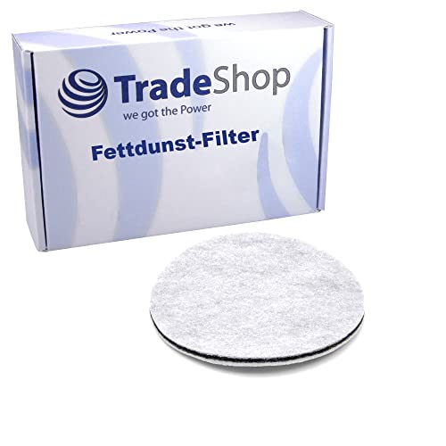 Trade-Shop Fettdunst-Filter/Fritteusen-Filter kompatibel mit SEB Tefal Moulinex SmartClean FR4009307D 1250, FR4009717D, FR4009727D, FR400Z007D von Trade-Shop