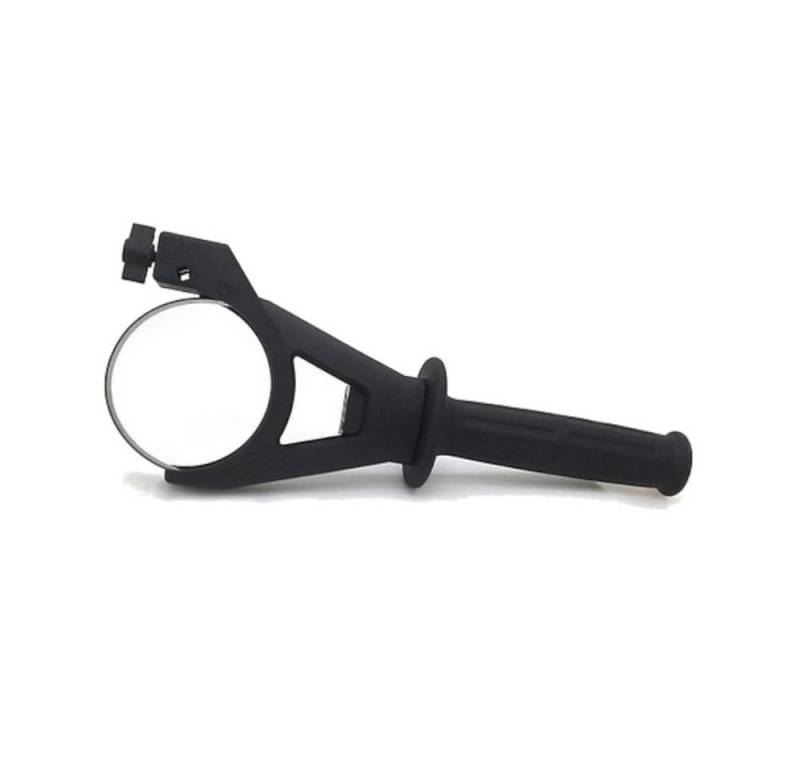 Trade-Shop Griff Handgriff passend für Bosch GBH 10 DC, GBH 11 DE ersetzt 2 602 025 086, Spannhals-Durchmesser: ca. 75mm - 87mm (manuell veränderbar) von Trade-Shop