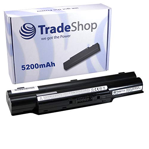 Trade-Shop Hochleistungs Li-Ion Akku 5200mAh für Fujitsu LifeBook E741/D, E751/C, E782, LH772, P701, P701/C, P702, P771, P772, PH701, PH702, TH550 von Trade-Shop