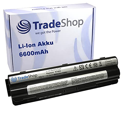 Trade-Shop Hochleistungs Li-Ion Akku für Dell XPS 15D, 15(L501X), 15(L502X), 15(L521X) ersetzt J70W7 JWPHF P09E P09E001 P09E002 / 10,8V/11,1V / 6600mAh von Trade-Shop