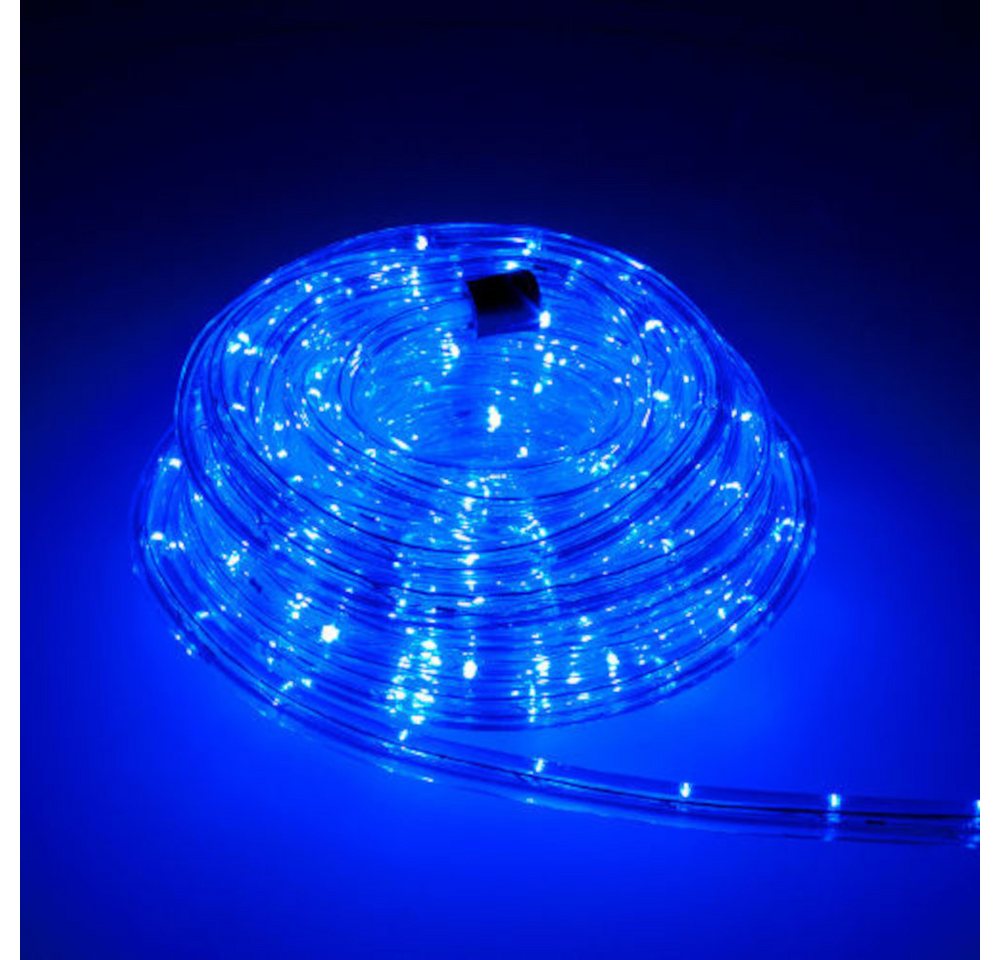 Trade-Shop LED-Lichterschlauch Komplett Set mit Zubehör Lichterkette beleuchtet F3 LED, Blau 5m, Länge des Stromkabels: ca. 40cm / Set mit Endkappe und Montageclips Trade-Shop LED-Lichterschlauch Komplett Set mit Zubehör Lichterkette beleuchtet F3 LED, Blau 5m, Länge des Stromkabels: ca. 40cm / Set mit Endkappe und Montageclips von Trade-Shop