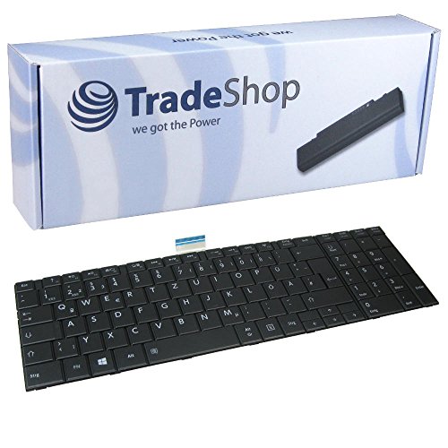 Trade-Shop Laptop-Tastatur Notebook Keyboard Ersatz Deutsch QWERTZ für Toshiba Satellite C870-19R C870-1C3 C870-1DW C870-1FE C870-1GU C870-1GW C870D von Trade-Shop