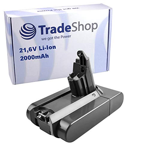 Trade-Shop Li-Ion Akku 2000mAh passend für Dyson DC58 DC59 DC61 DC62 DC72 DC74 V6 SV03 SV05 SV06 SV07 SV09 Staubsauger, ersetzt 965874-01 965874-02 Trade-Shop Li-Ion Akku 2000mAh passend für Dyson DC58 DC59 DC61 DC62 DC72 DC74 V6 SV03 SV05 SV06 SV07 SV09 Staubsauger, ersetzt 965874-01 965874-02 von Trade-Shop