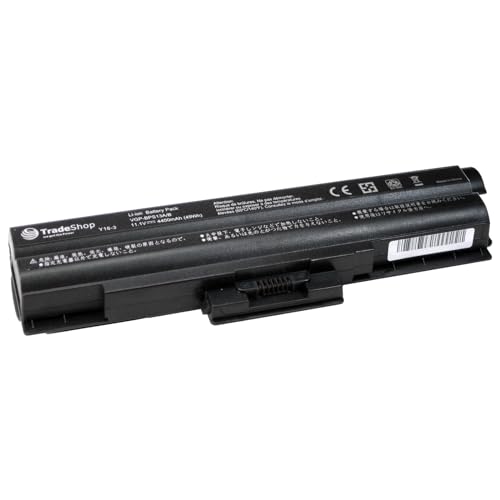 Trade-Shop Li-Ion Akku 4400mAh 10,8V/11,1V für Sony VGP-BPL13 VGP-BPL21 VGP-BPS13 VGP-BPS21 BPL13A BPS13A BPS21A BPS13B BPS21B BPS1321B für Sony VAIO SVE Serie Sony VAIO VGN-AW Serie Trade-Shop Li-Ion Akku 4400mAh 10,8V/11,1V für Sony VGP-BPL13 VGP-BPL21 VGP-BPS13 VGP-BPS21 BPL13A BPS13A BPS21A BPS13B BPS21B BPS1321B für Sony VAIO SVE Serie Sony VAIO VGN-AW Serie von Trade-Shop