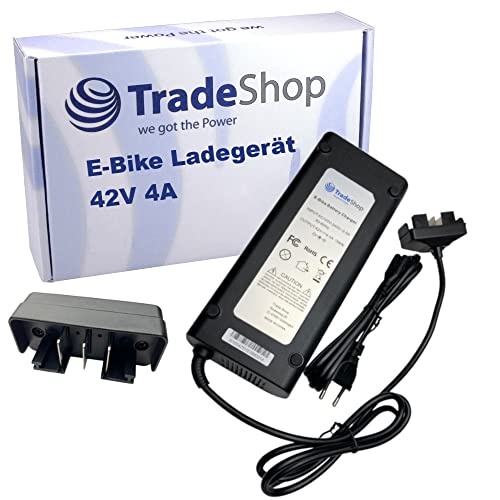 Trade-Shop Netzteil Ladegerät Ladekabel 42V 4A kompatibel mit Bosch Power Pack 400 ClassicLine EBike Akku 36V, Ersatz für Bosch 0275007905 Trade-Shop Netzteil Ladegerät Ladekabel 42V 4A kompatibel mit Bosch Power Pack 400 ClassicLine EBike Akku 36V, Ersatz für Bosch 0275007905 von Trade-Shop