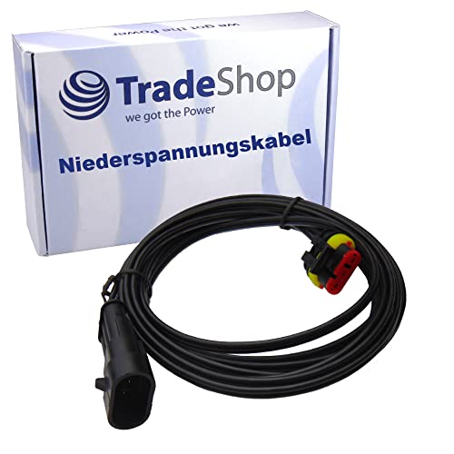 Trade-Shop Niederspannungs-Kabel Transformator Kabel kompatibel mit Husqvarna Automower 450X X-LINE (ab Bj. 2016) Mähroboter, Rasenmäher, 3m von Trade-Shop